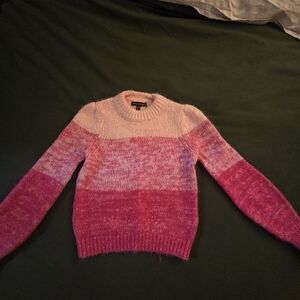 Banana Republic Pink Ombre Sweater